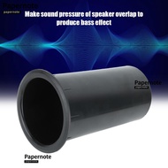 PAPERNOTE Speaker Cabinet Port Tube, Black 153mm Length Speaker Port Tube, Durable 81mm Opening Hole