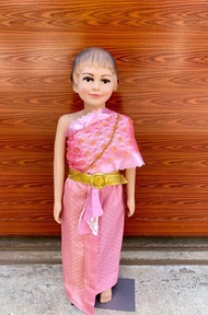 ชุดไทยเด็กสวยๆ ชุดไทยสไบ+กระโปรง ชุดไทยใส่ไปโรงเรียน พร้อมส่ง #ชุดไทย #B552 #T50
