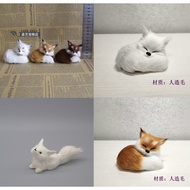 Taiwan Taiwan Ready Stock Simulation Fox Toys Simulation Decoration Fox Fur Simulation You Real Blac