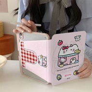 Cartoon Cartoon Kitten iPad Air 4/5/6/7 Protective Case 8th Generation Rotating Acrylic 9th Generati