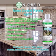NANO CRYSTAL PLATING for Marble, Tile, Stone; Last 5 Years, 9H Hard, Anti-Scratch, Repair Scratches,