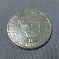 瑞典 1935 年發行瑞典國會成立 500 週年紀念版 5 克朗銀幣