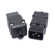 IEC C20 Rewirable Socket PDU UPS 16A 250V IEC320 C20 DIY Power Connector Connet C19 Female Plug AC A