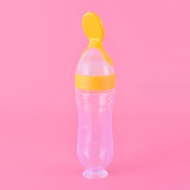 Gratis Ongkir - Botol Sendok Makan Bayi / Botol Dot Silikon Bayi / Silicone Baby Spoon Dispenser