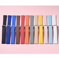 20mm His and Hers Matching Watch Straps, Lunar Crater Texture FKM Rubber Band for Astronomy Moon Wat