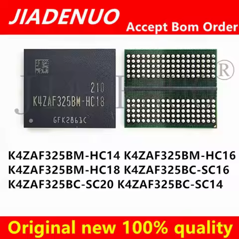 (1pcs)100% New D8BZC D8BGW D8BGX D8BWW K4ZAF325BM-HC14 K4ZAF325BM-HC16 H56CBM24MIR-S2C K4ZAF325BM HC
