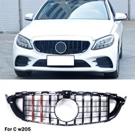 Front Grill Grille Bumper Engine Cooling Radiator Accessories For Mercedes Benz C Class W205 C205 Co