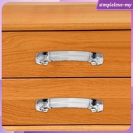 [SimpleloveMY] Clear Acrylic Cabinet Handle Hardware Kitchen Cabinet Handle Cupboard Handle