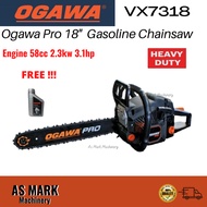 Ogawa Pro 18" Heavy Duty Gasoline Chainsaw