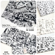 KATUN One Piece Comic Pattern Patchwork Cotton Fabric | Star Wars | 50x35cm