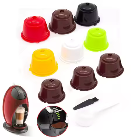 Coffee Machine 3/6/1Pcs Reusable Capsule Coffee Cup Filter for Nescafe Refillable Coffee Cup Holder 