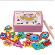 Fishing Wood Toys Educational Toy Game  for Kid Toy/ Toy  memancing ikan /gift box ikan A12