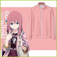 Bocchi The Rock Gotoh Hitori Stand-Up Collar Zipper Jacket & Sweatpants Set