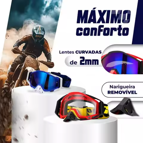 2025 Motocross goggles Motorcycle Glasses Cycling glasses Cycling Glasses Protective Night Vision He
