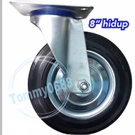 8-Piece Rubber Wheels with SWIVEL Wheels, TROLLEY Wheels, Display Case Wheels, 200MM TROLLEY Wheels
