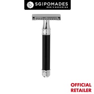 Edwin Jagger - DE Series - DE86 Black Octagonal Double Edge Safety Razor