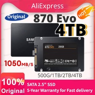 Original 870 EVO SSD 4TB 2TB 500GB 870QVO Internal Solid State Disk HDD Hard Drive 1TB 8TB SATA3 2.5inch for Laptop Computer PS5