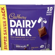 Cadbury dairy milk chocolate 10mini bar