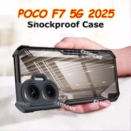 For POCO F7 5G 2025 Transprent AirBag Phone Case For PocoF7 Poco F7 7F F 7 F7Poco 4G 5G 2025 Bumper 