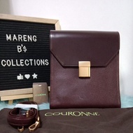 Original Couronne Burgundy Leather bag