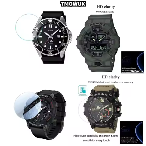 For Casio GWG - 2000 S2200 S140 EFV 540D L MDV 107 EFV 520DB GRB 100 GA 2110 Tempered Glass Screen P