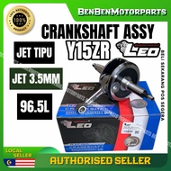 YAMAHA Y15ZR Y15 RACING CRANKSHAFT ASSY JET 3.5MM 7MM 96.5L JACK TIPU JACK SOROK GRANSHAFT ORIGINAL 