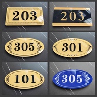 Make House Number Plate at Least 3 Custom Number Plate Number House Number Customized Hotel Room Hou
