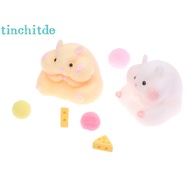 [TinchitdeS] Super Soft Cute Q-Bullet Simulated Hamster Fidget Toy Mini Squishy Toys Kawaii Stress Relief Squeeze Toy TPR Deion Toy [NEW]