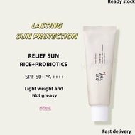 BOJ Sunscreen Relief Sun: Rice + Probiotics SPF50+ PA++++ Face Sunscreen Face Sunblock 50ml/Moist Cr
