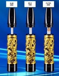 PIPA ROKOK ASBAK ASHTRAY PORTABLE DENGAN KOREK BARA MOTIF NAGA II