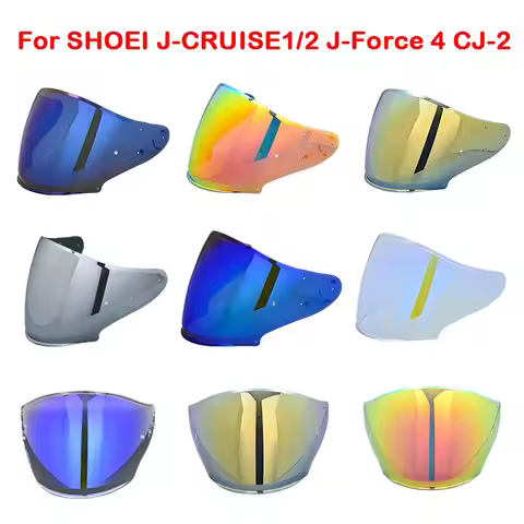 Helmet Visor for SHOEI J-Cruise 1 J-Cruise 2 J-Force 4 CJ-2 Motorcycle Helmet Lens Open Face Shield 