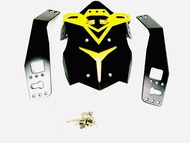 กันดีด โล่ห์อลูมินียม🌟 สีทอง🌟 สวย เท่ห์ สุด สุด ตัด สีดำยิ่งเท่ห์ เป็นทรงขาคู่ MSX125 /DEMON 125 พร