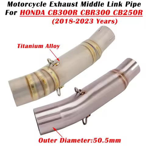 For HONDA CB300R CBR300 CB300F CB250R CB 300R 300F 2018 - 2023 Motorcycle Exhaust System Modified Mu