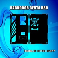 HITAM Backdoor Centa B80/Centaurus B80 Acrylic Panel Black Doff - Transparent