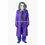Cosplay Adult Joker Villain Clown Scary Horror Halloween Costume Movie Character Villain Costume Clo
