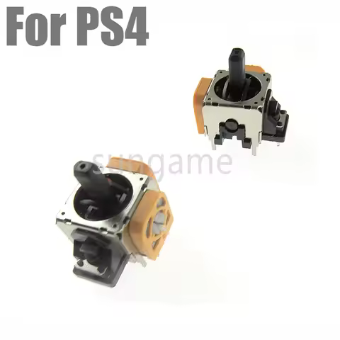 50pcs Original 3D Rocker Analog Joystick Replacement Yellow for Sony PlayStation 4 PS4 Wireless Cont