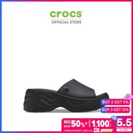 CROCS รองเท้าแตะผู้หญิง SKYLINE SLIDE รุ่น 208182001 - BLACK