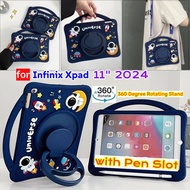 For Infinix XPAD Tablet Infinix Xpad 4G LTE wifi 11inches 2024 astronaut 360 Degree Rotating Stand S