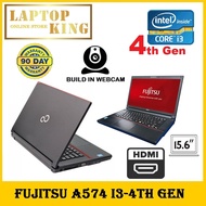 (Refurbished) ~ Webcam ~ Laptop Fujitsu A574 i3-4th Gen Laptop, laptop i3, used laptop, used notebook