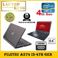 (Refurbished) ~ Webcam ~ Laptop Fujitsu A574 i3-4th Gen Laptop, laptop i3, used laptop, used noteboo