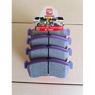 SUZUKI EVERY DA17V DA17W NISSAN CLIPPER NV100 FRONT BRAKE PAD SET .
