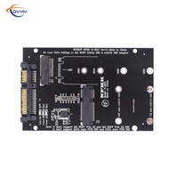 【CW】 COVYIV 2 In 1 M.2 NGFF MSATA SSD To 2.5” SATA 3.0 Adapter SSD Converter Card For PC Laptop