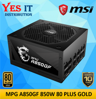 MSI MPG A850GF 850W 80 PLUS GOLD POWER SUPPLY