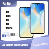For Itel A60 A60S A70 A80 A70 Pro LCD Display Touch Screen Digitizer Assembly Replacement Parts