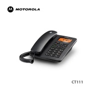 Motorola摩托羅拉 CT111 Micro SD 卡錄音有線電話 預計30天内發貨 落單輸入優惠碼alipay100，滿$500減$100