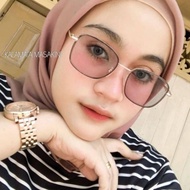 Top Kacamata Minus + Lensa Photocromic Kacamata Wanita 6639 Titanium