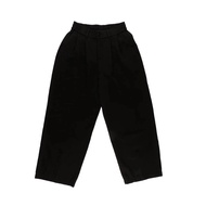[NEW] AEGIS BAGGY FIT PLEATED PANTS BLACK