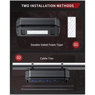 【JJL】-12V Fuse Box Universal 20A Automotive Moto Block Fuse LED Indicator Light Heat-Resistant Fuse 