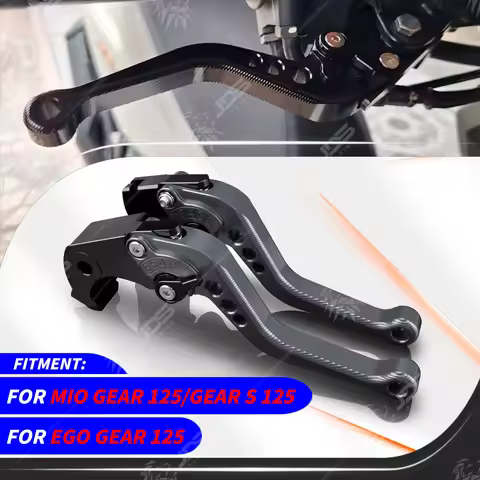 For Yamaha MIO GEAR 125/EGO GEAR 125/GEAR S 125 Sport Short Brake Lever Set Adjustable Handle Levers