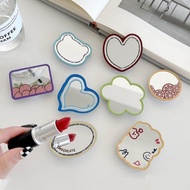 Mobile Phone Holder Airbag Mirror Portable Mobile Phone Holder Back Sticker Adhesive Mirror Mini Mak